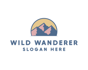 Mountain Adventure Trip logo design