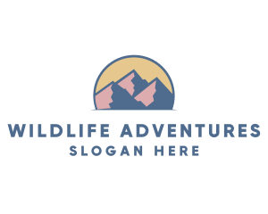 Mountain Adventure Trip logo design