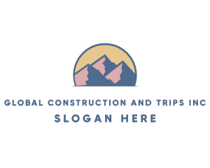 Mountain Adventure Trip logo design
