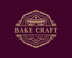 Premium Pastry Rolling Pin  logo design