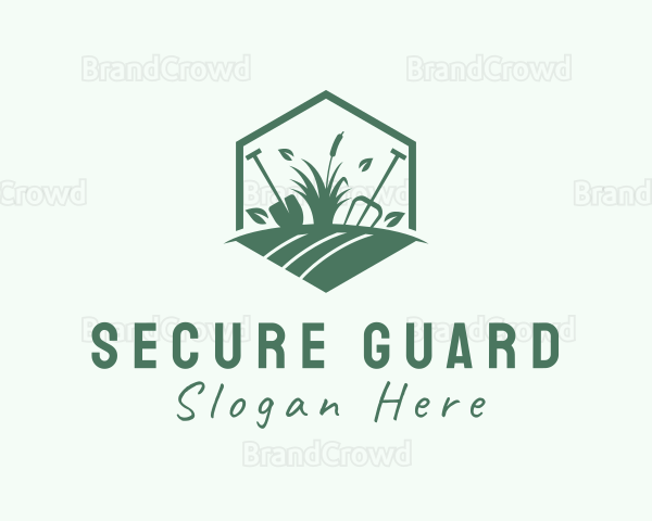 Landscaping Gardening Grass Logo