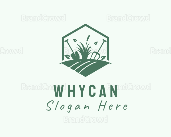 Landscaping Gardening Grass Logo