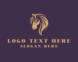 Racehorse - Horse Stable Equine logo design
