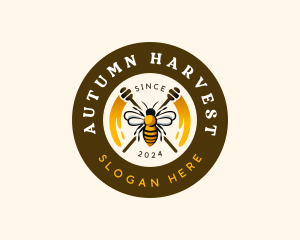 Bee Honey Apiary logo design