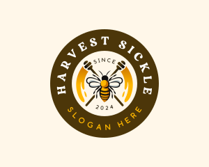 Bee Honey Apiary logo design