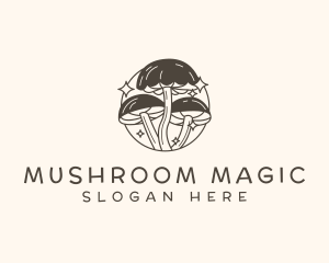 Mushroom - Mushroom Fungi Organic logo design