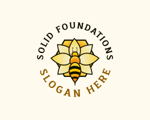 Honey Bee Apiary Logo