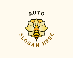 Honey Bee Apiary Logo