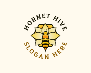 Honey Bee Apiary logo design