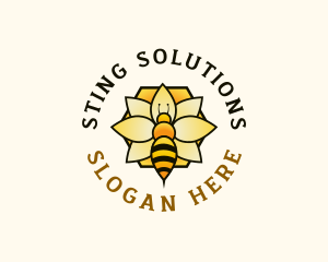 Honey Bee Apiary logo design