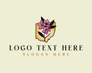 Ohio Botanical Flower Logo