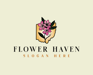 Ohio Botanical Flower logo design