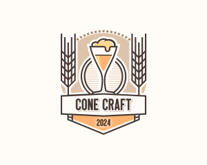 Pub Brewery Beer logo design