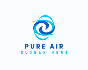 HVAC Air Conditioning logo design