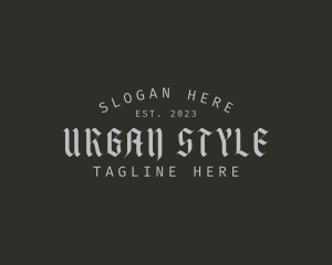 Urban - Gothic Urban Apparel logo design