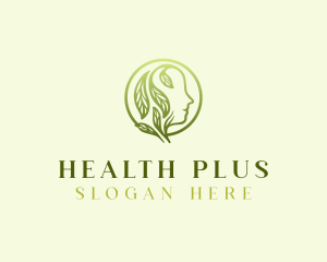 Mental Health Leaf Therapy logo design