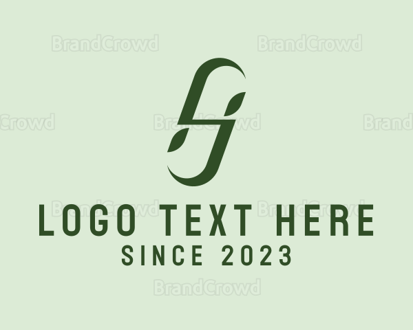 Leaf Gardener Letter S Logo