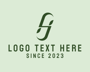 Vegan - Leaf Gardener Letter S logo design