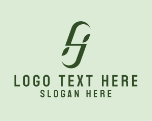 Leaf Gardener Letter S  Logo