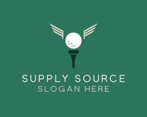 Supplies - Golf Tee Wings logo design