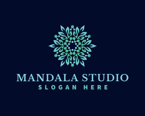 Mandala - Floral Mandala Biotech logo design