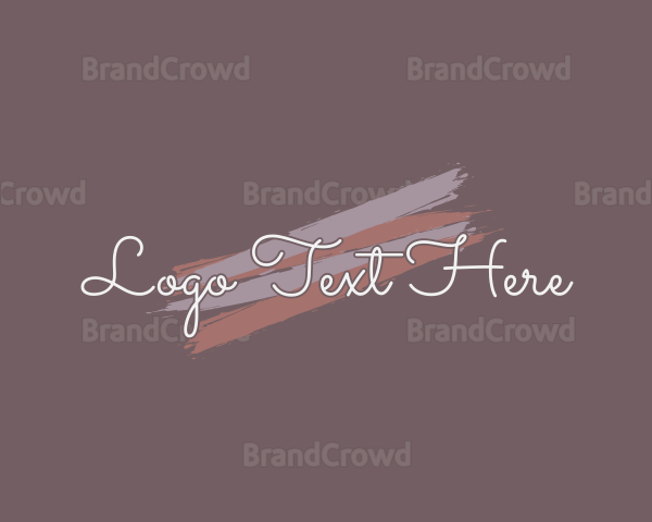 Cursive Cosmetic Business Logo