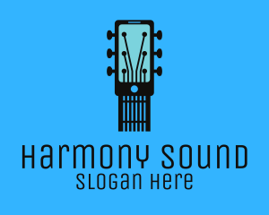 Acoustic - Acoustic Music Instrument Mobile App logo design