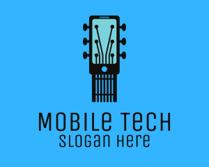 Mobile - Acoustic Music Instrument Mobile App logo design