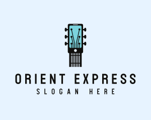 Acoustic Music Instrument Mobile App logo design