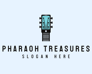 Acoustic Music Instrument Mobile App logo design