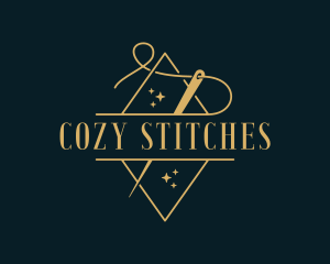 Quilting - Needle Fashion Tailoring logo design