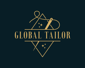 Needle Fashion Tailoring logo design