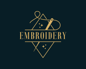 Needle Fashion Tailoring logo design