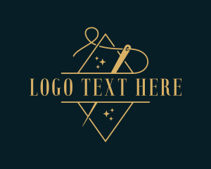 Quilting - Needle Fashion Tailoring logo design