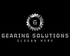 Industrial Gear Cogwheel logo design