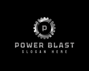 Industrial Gear Cogwheel logo design