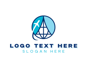 Courier - Courier Shipping Plane logo design