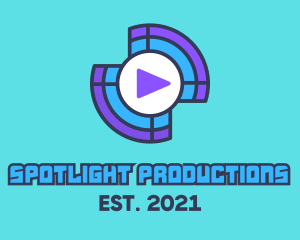 Show - Media Player Button logo design