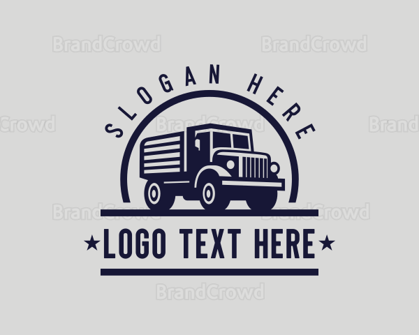 Trucking Cargo Vehicle Logo