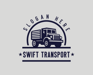 Trucking Cargo Vehicle logo design