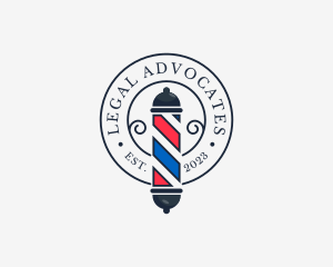 Artisanal - Retro Barber Pole logo design