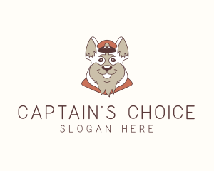 Captain - Captain Dog Pet logo design