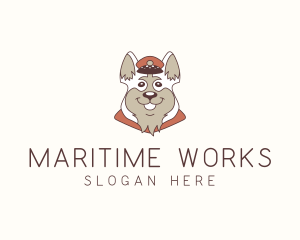 Captain Dog Pet logo design