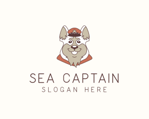 Captain Dog Pet logo design