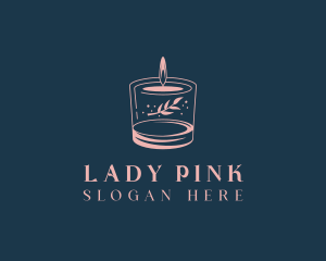 Scented Floral Candle Logo
