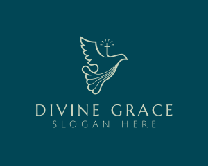 Christ - Dove Catholic Church logo design