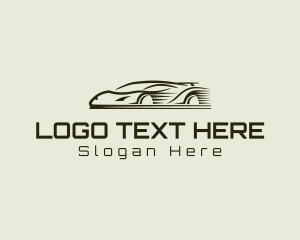 Vehicle - Fast Racing Automobile Car logo design
