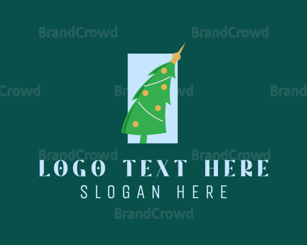 Holiday Christmas Tree Logo