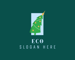 Holiday Christmas Tree Logo