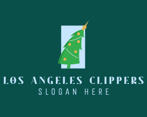 Holiday Christmas Tree Logo